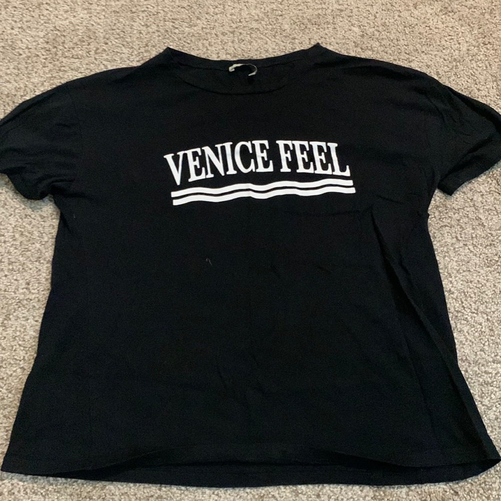 Black Basic Zara Tee